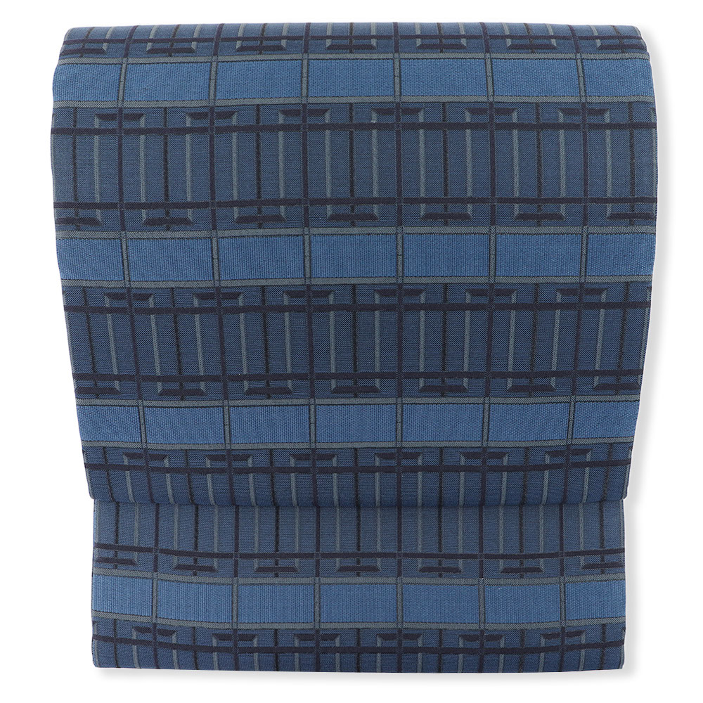 西陣袋帯（れんじ組子）【洛陽織物】