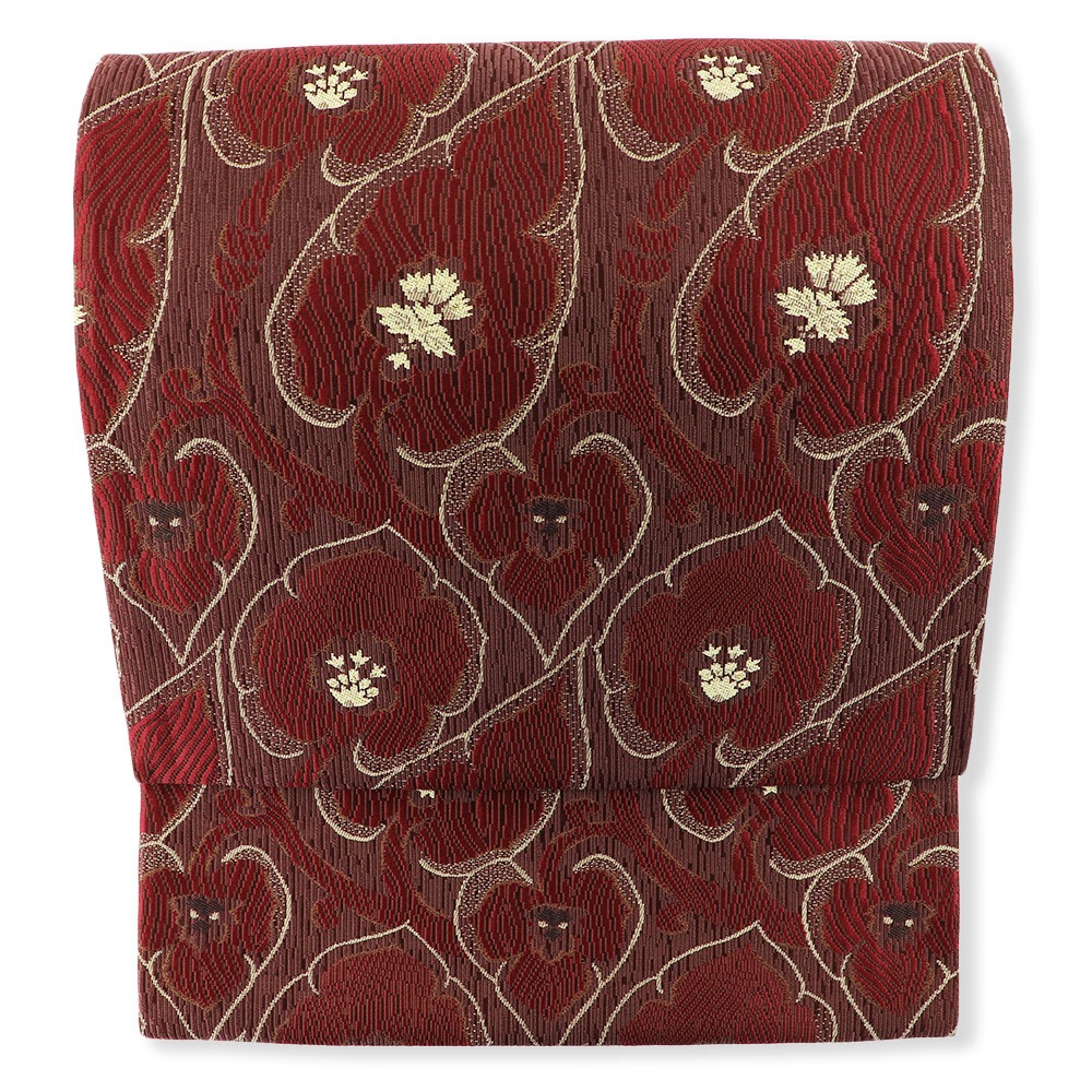 西陣袋帯（北欧唐花紋）【ヤマキ織物】