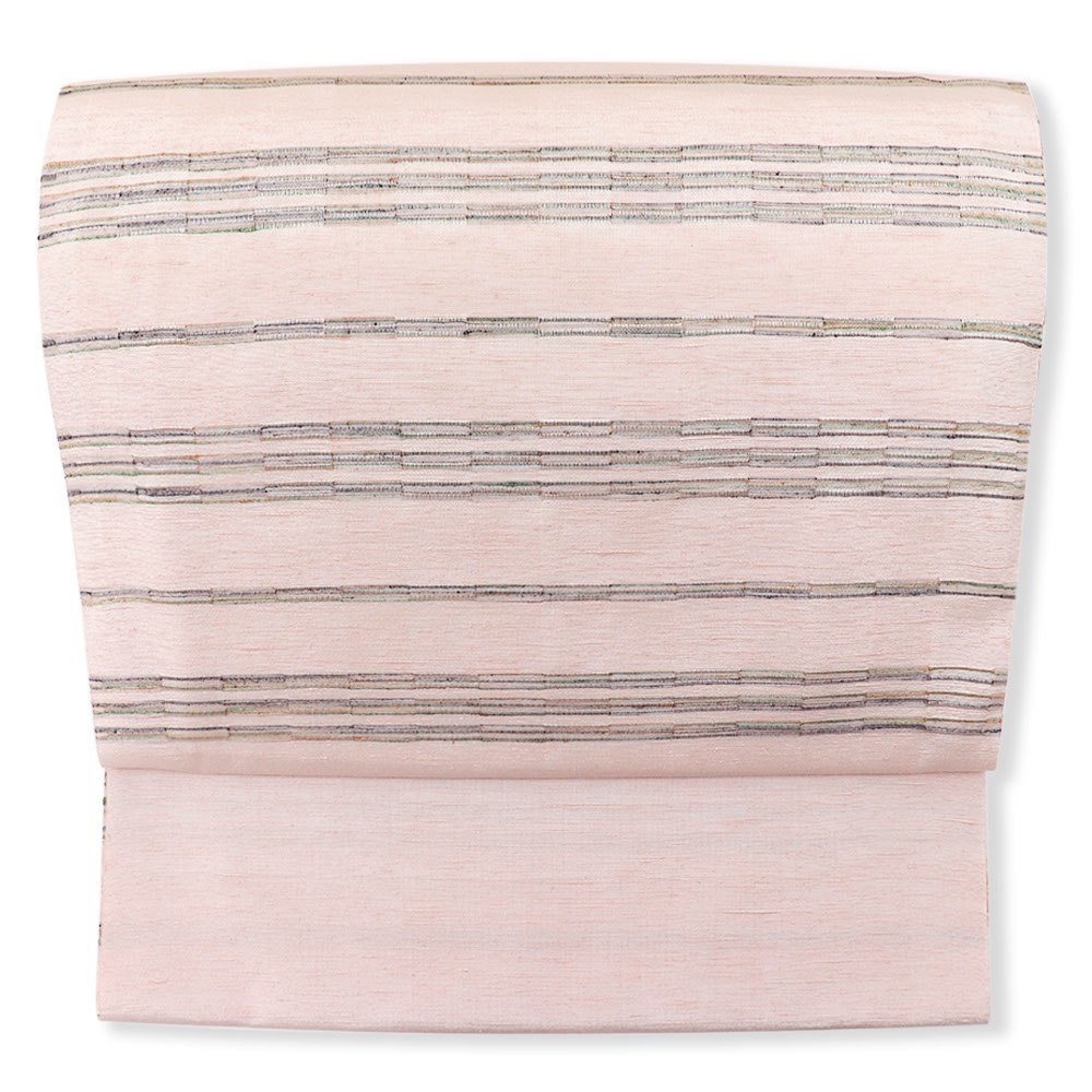 紬地九寸名古屋帯『浮華』【渡源織物】