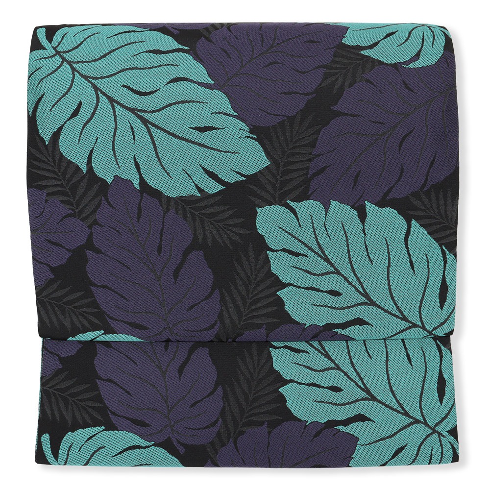 西陣御召地九寸名古屋帯(リーフ)