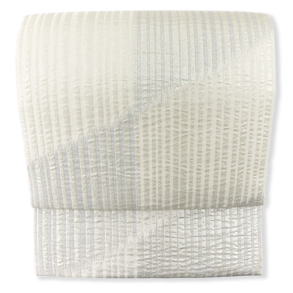 九寸名古屋帯(斜め市松)【松田織物】