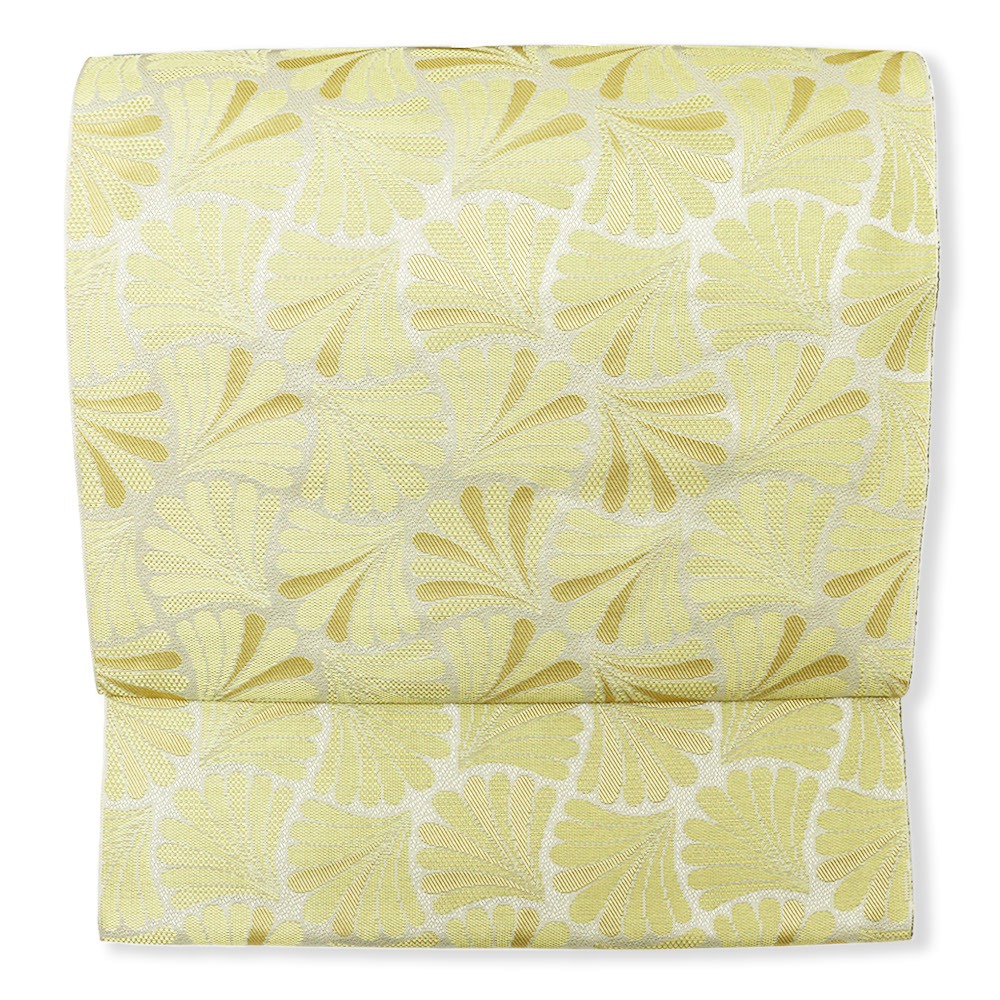 九寸名古屋帯（経錦/シェル）『Silkroad Story』【織工房鼎】