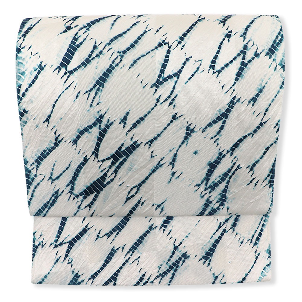 有松鳴海絞り九寸名古屋帯(やたら三浦絞り)