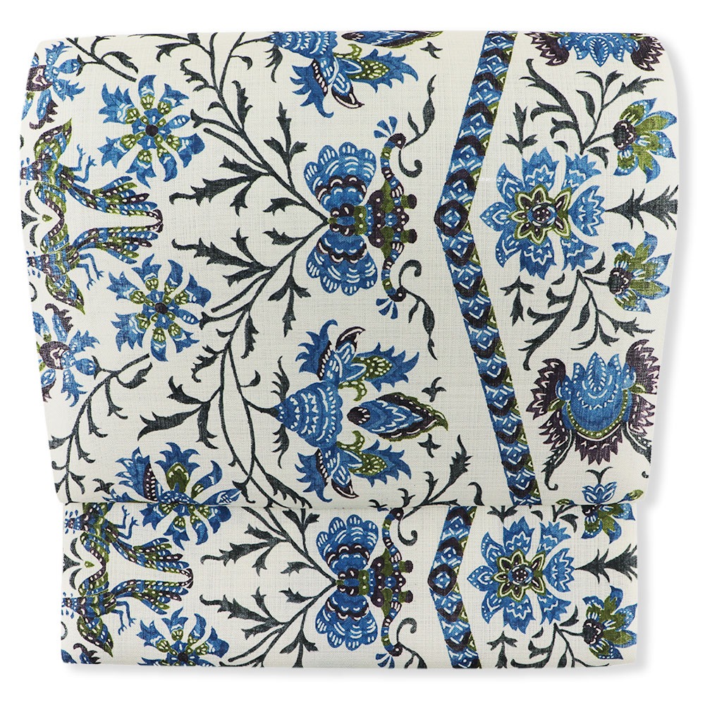 桐生摺り友禅九寸名古屋帯（単衣・夏用/更紗）