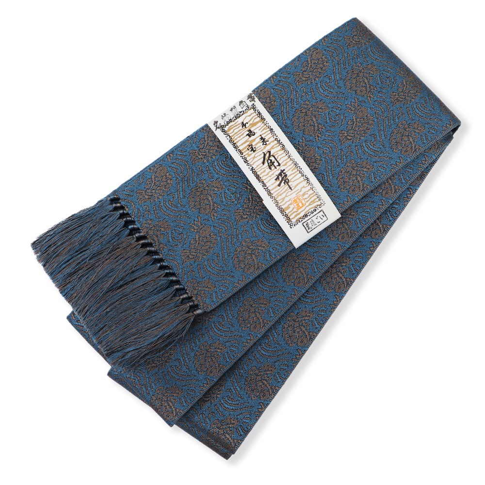 米沢角帯（荒磯ごい）『名物裂』【近賢織物】