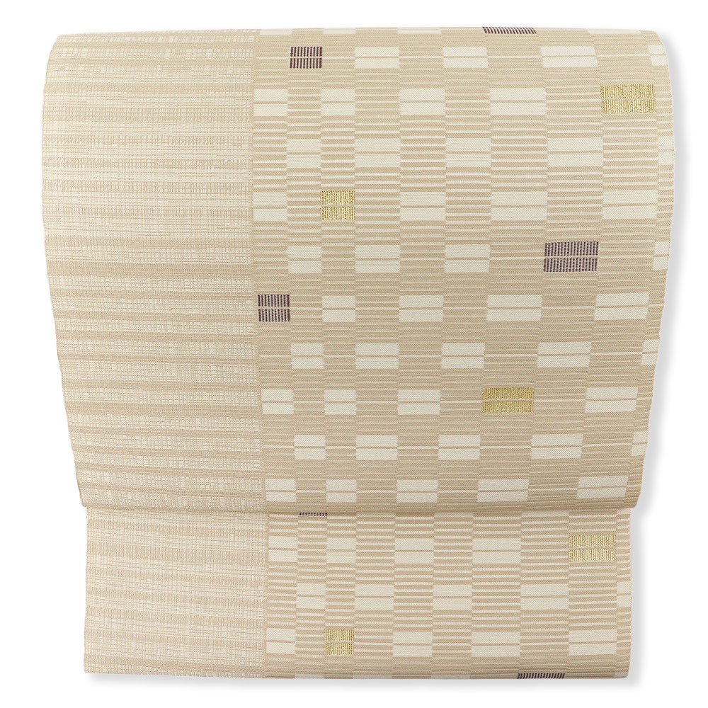 八寸名古屋帯（幾何）