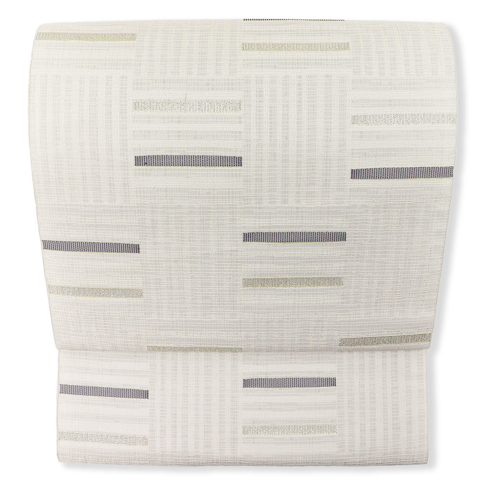 八寸名古屋帯（算木崩し）