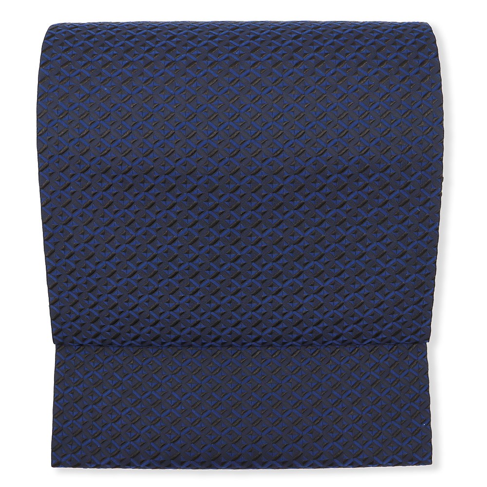 博多八寸名古屋帯（切子風）『琥珀織 誠之輔』【大倉織物】