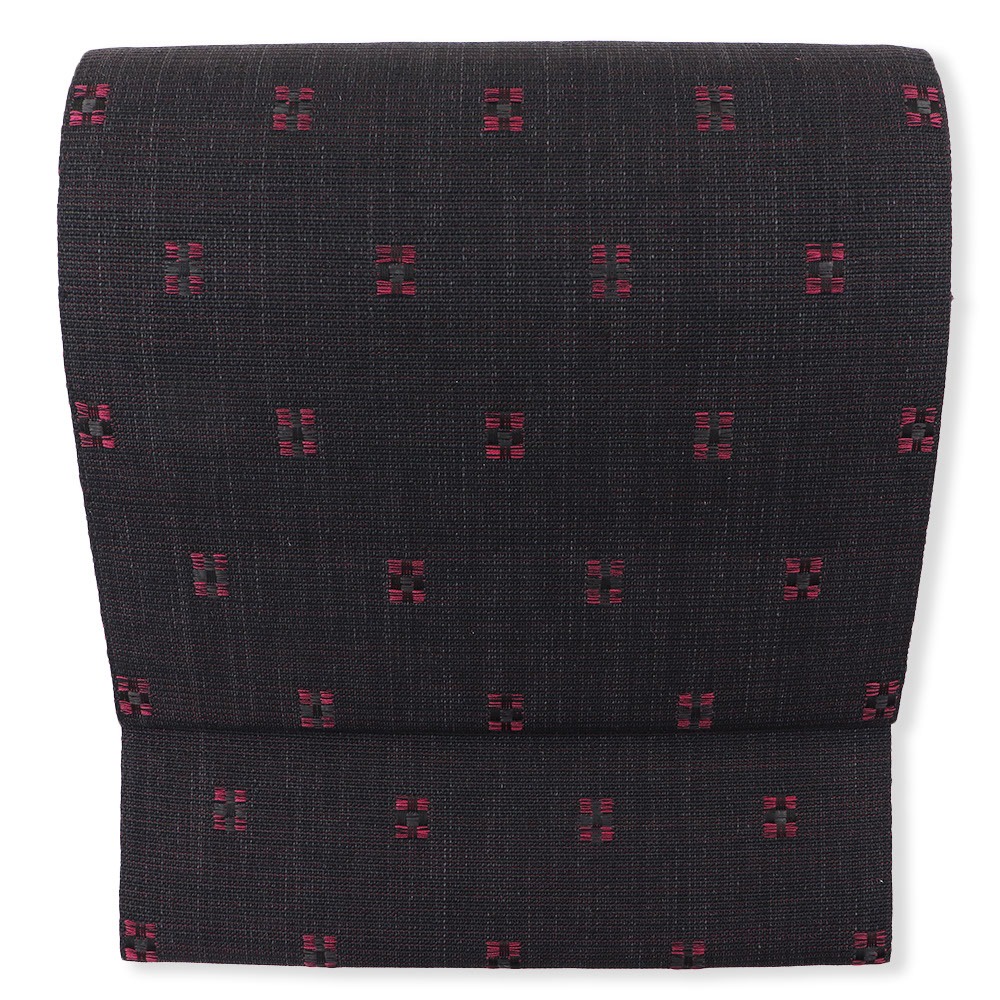 米沢八寸名古屋帯『浮花』【近賢織物】