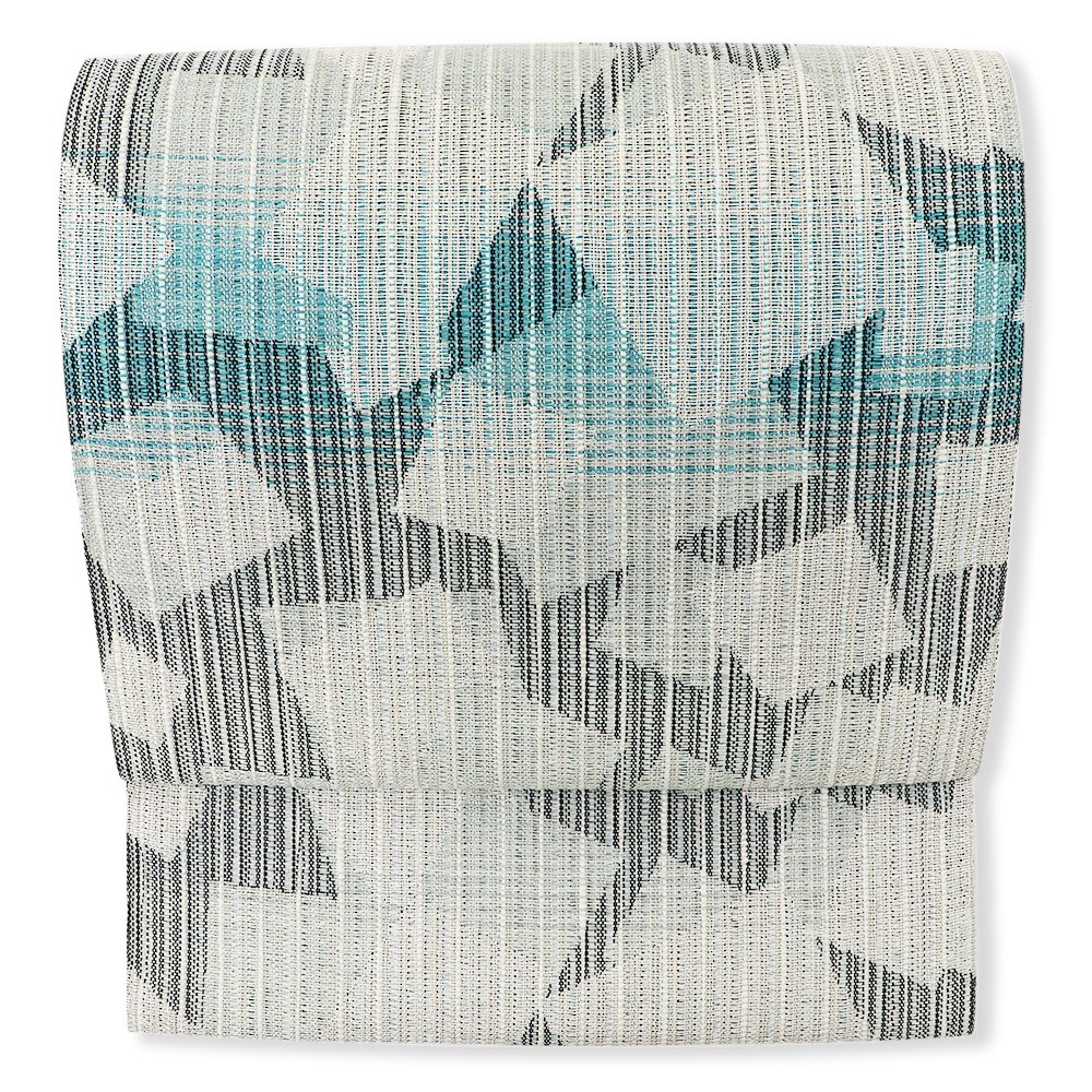 米沢八寸名古屋帯(色紙取り)『うつろい』【近賢織物】