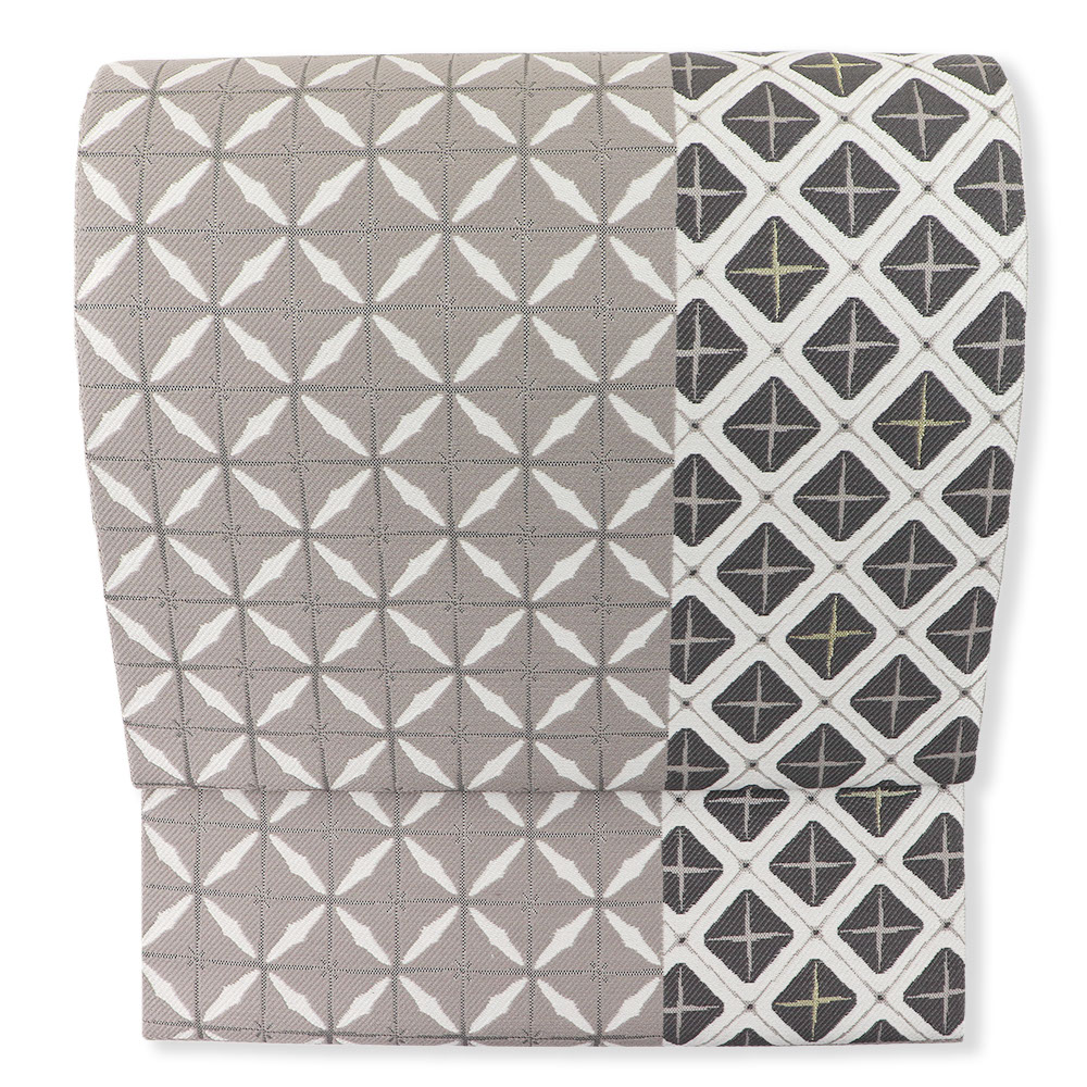 西陣八寸名古屋帯(変わり華紋詰)