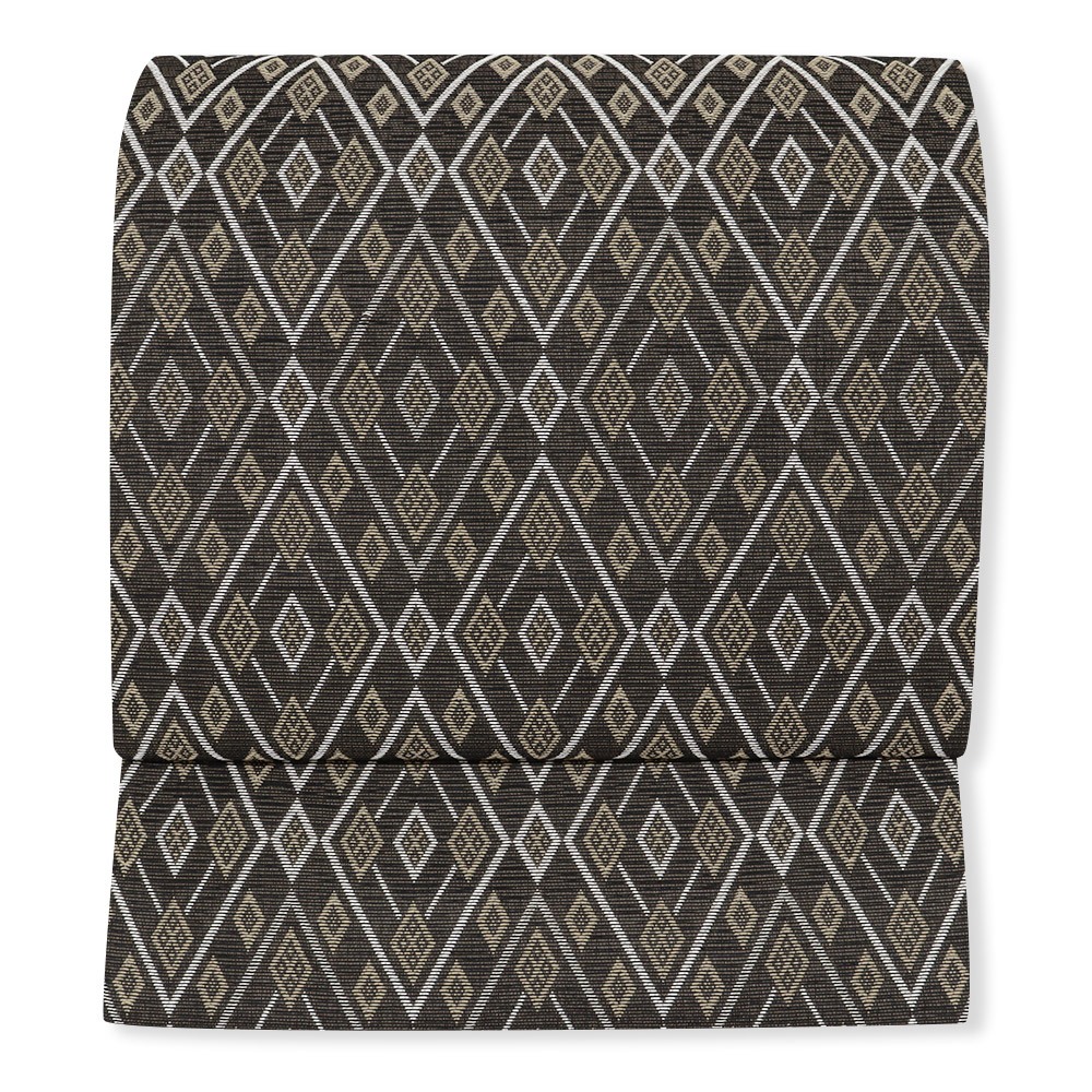 新品 仕立て上がり西陣九寸名古屋帯（立菱）【佐々木染織】