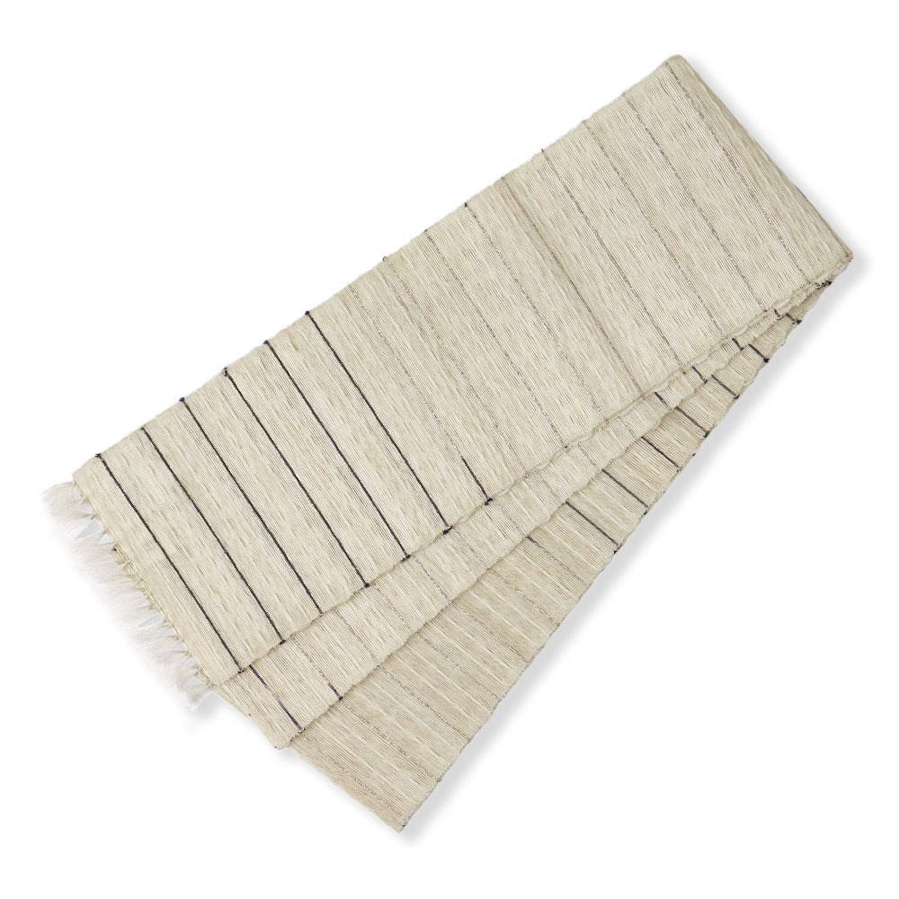 仕立て上がり芭蕉半巾帯（段織）【誉田屋源兵衛】