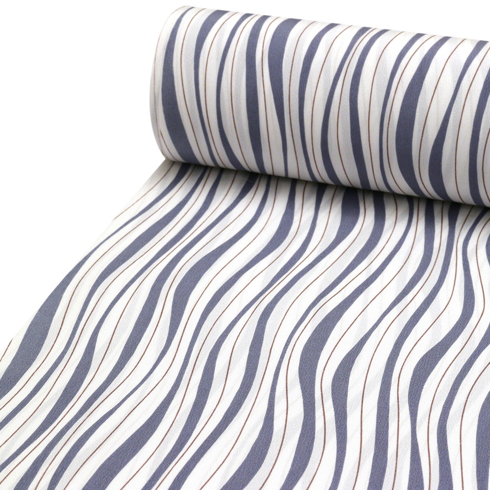 正絹長襦袢（よろけ縞）