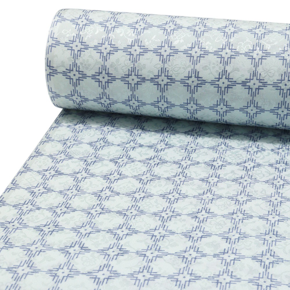 正絹長襦袢（幾何つなぎ）