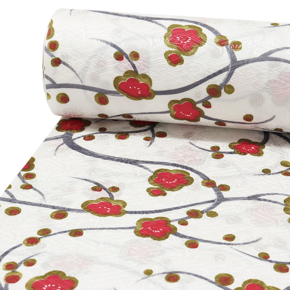 正絹長襦袢（梅花）