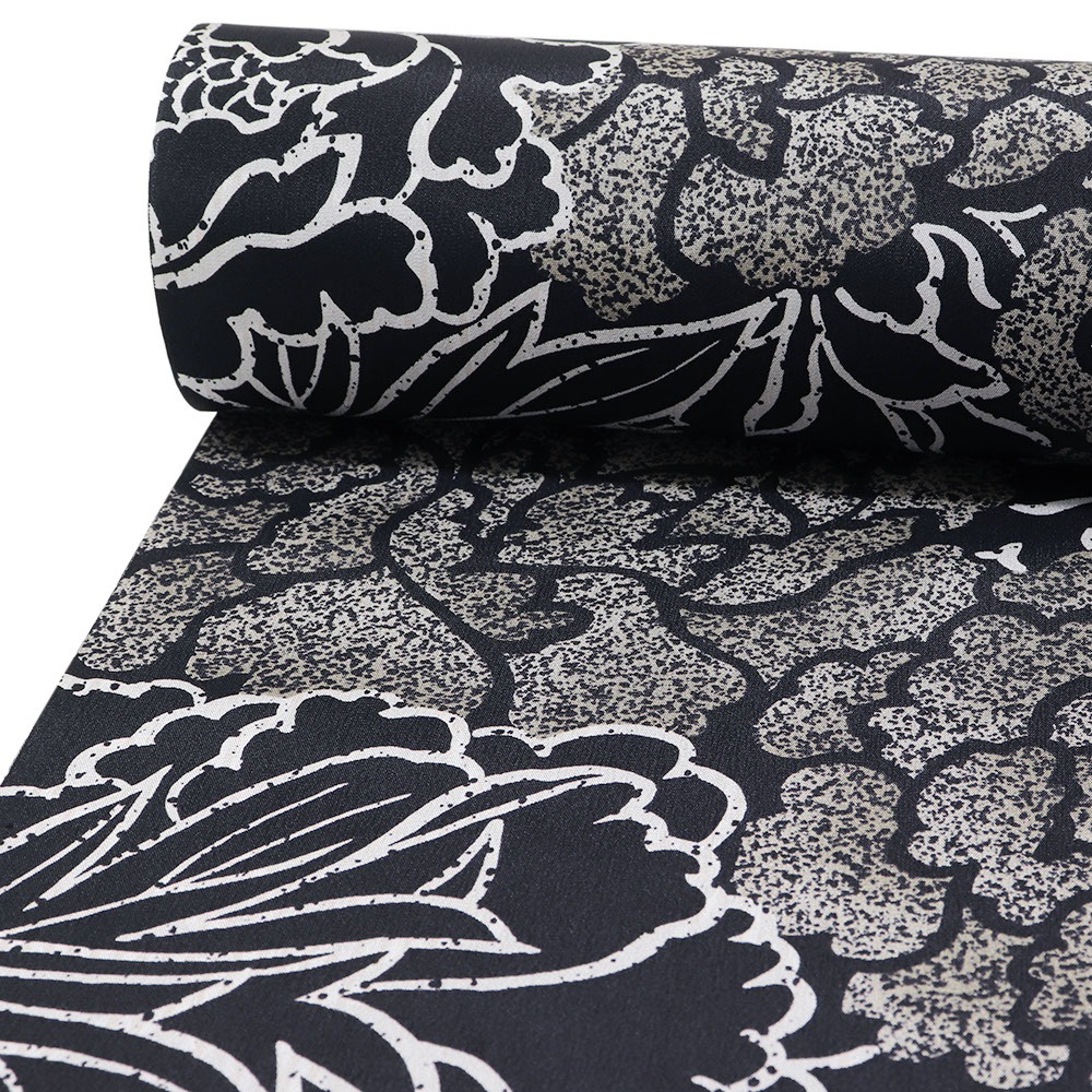 正絹長襦袢（牡丹）