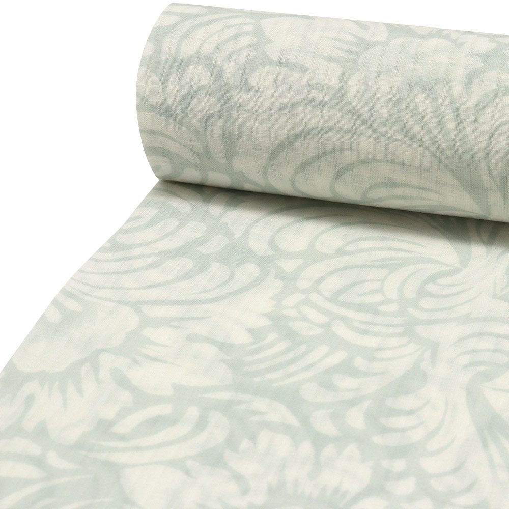 洗える夏襦袢（花唐草）【東レ爽竹】