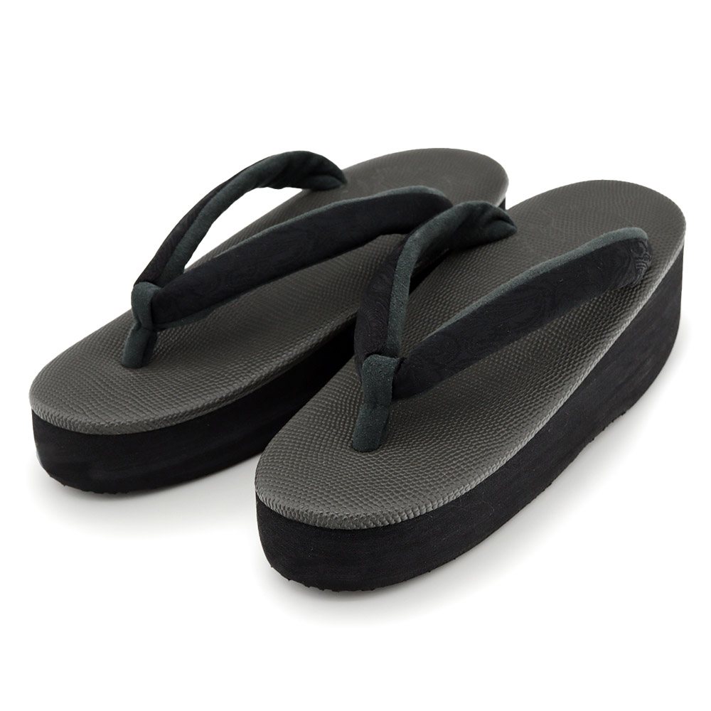 カフェ草履（ベロア）【カレンブロッソ】