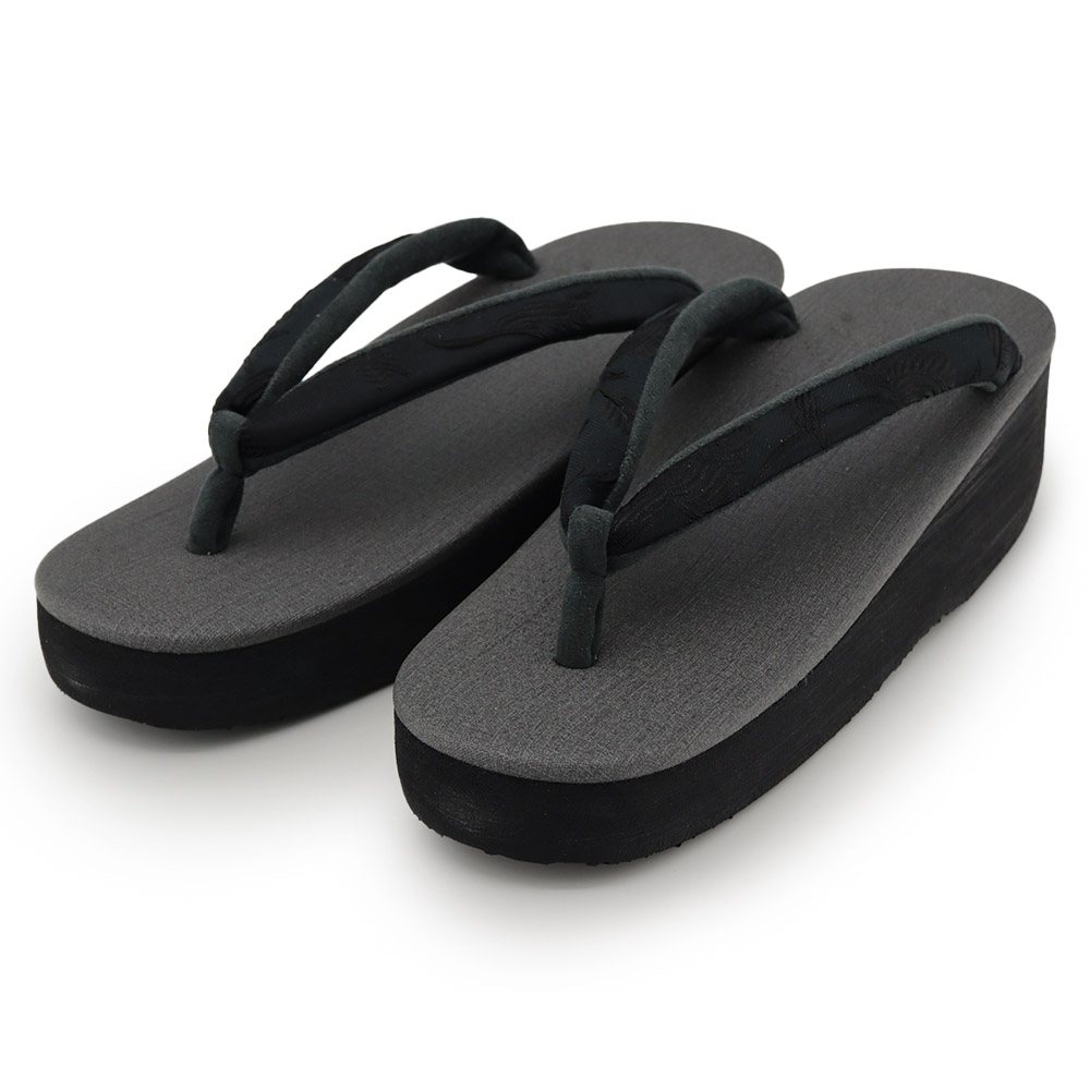 カフェ草履（草花）【カレンブロッソ】