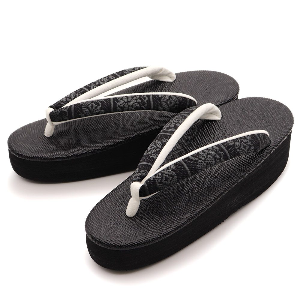 博多織カフェ草履（割付）【カレンブロッソ】