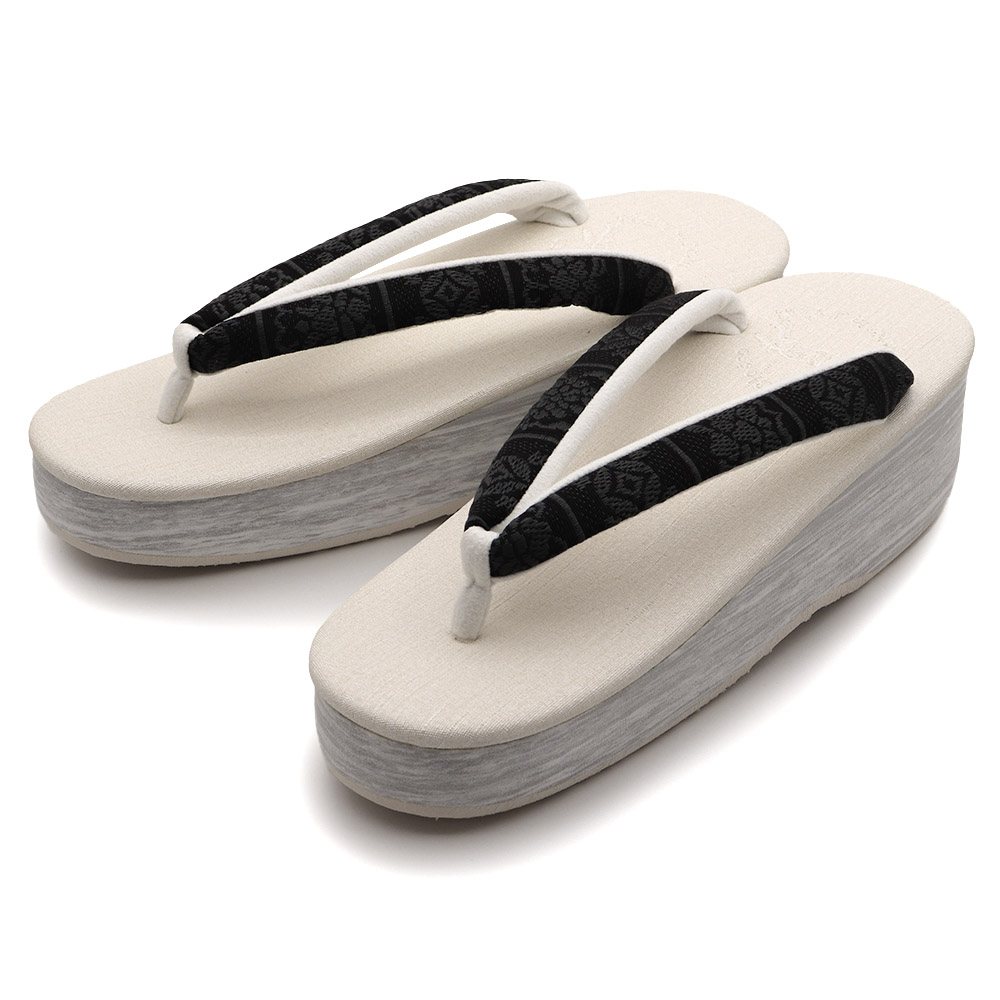 博多織カフェ草履（割付）【カレンブロッソ】