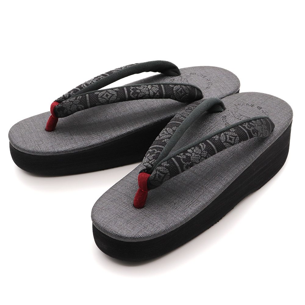 博多織カフェ草履（割付）【カレンブロッソ】