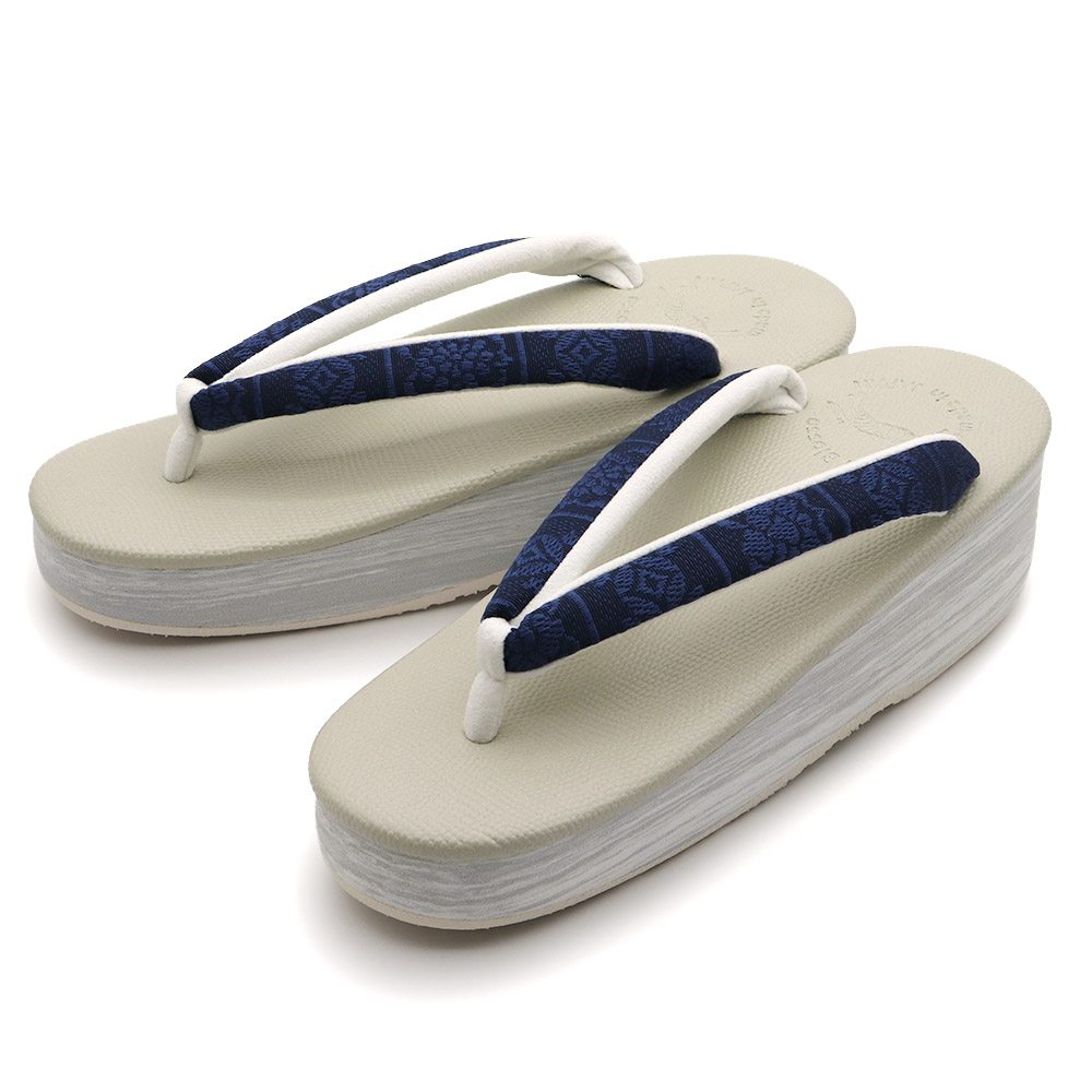 博多織カフェ草履（割付）【カレンブロッソ】