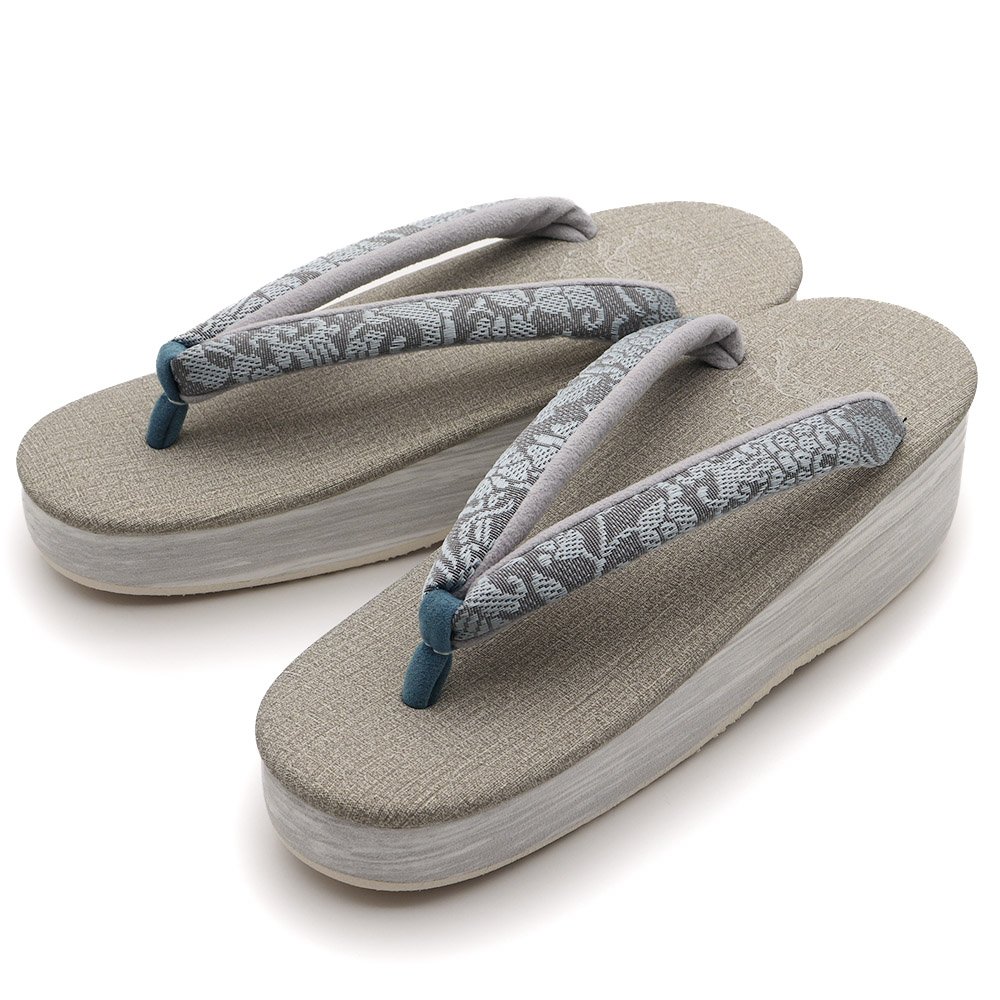 博多織カフェ草履（花唐草）【カレンブロッソ】