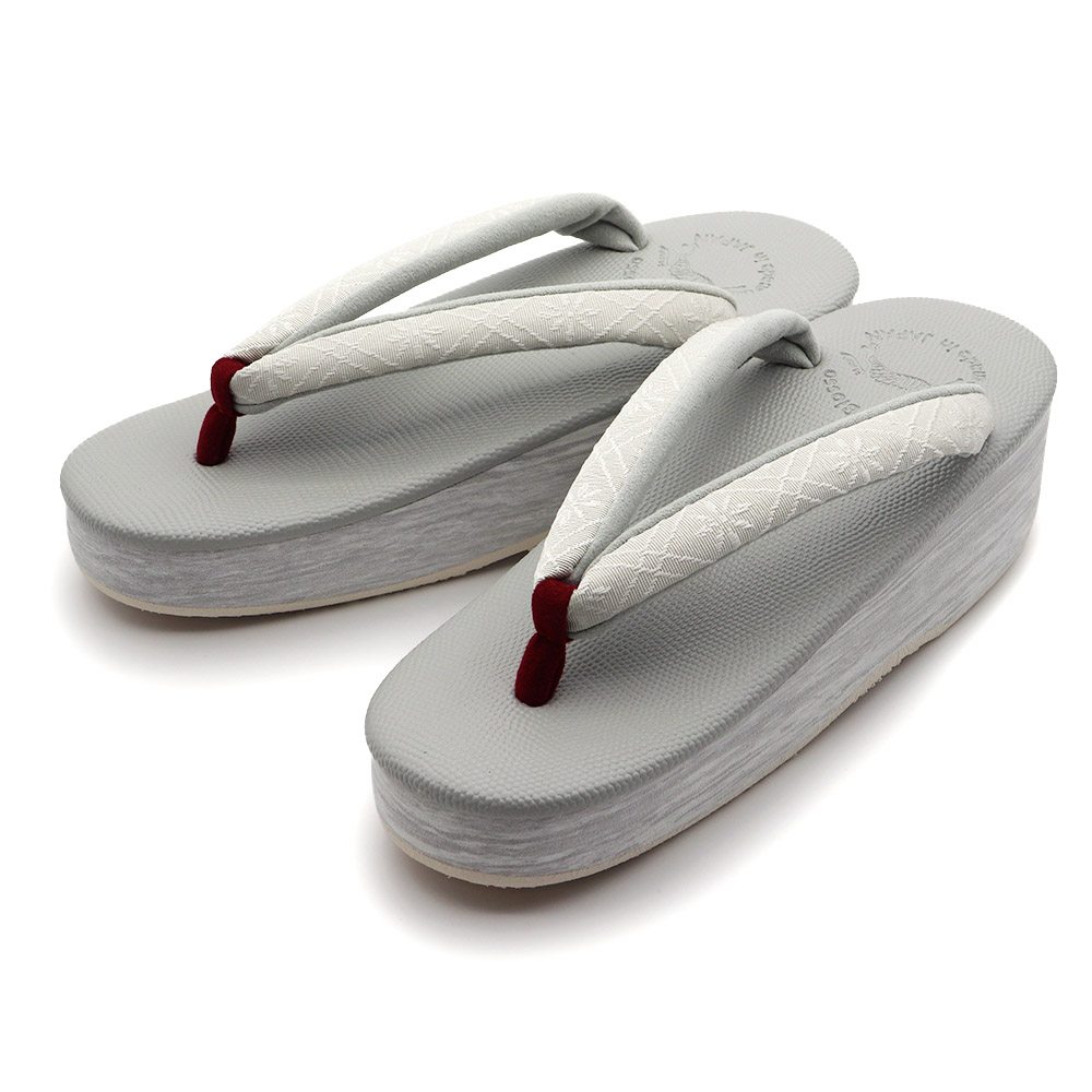 博多織カフェ草履（花格子）【カレンブロッソ】