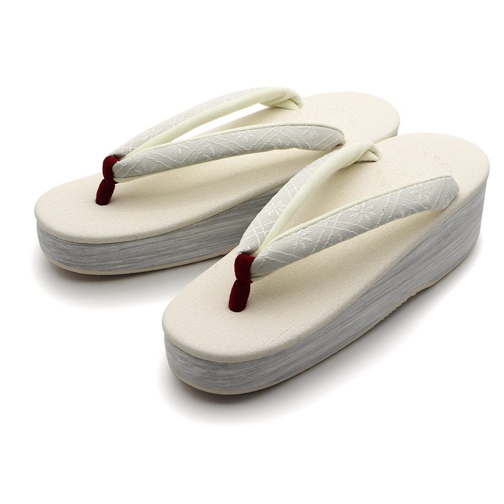 博多織カフェ草履（花格子）【カレンブロッソ】