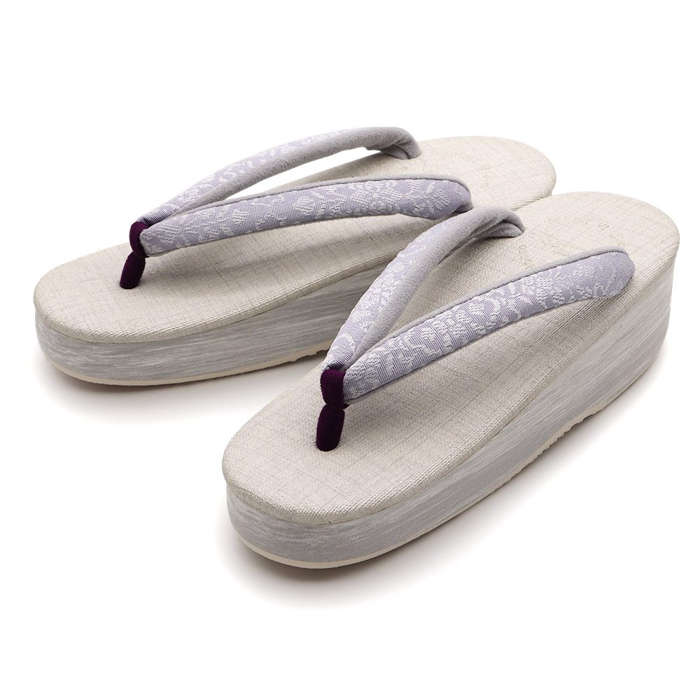 博多織カフェ草履（花菱）【カレンブロッソ】