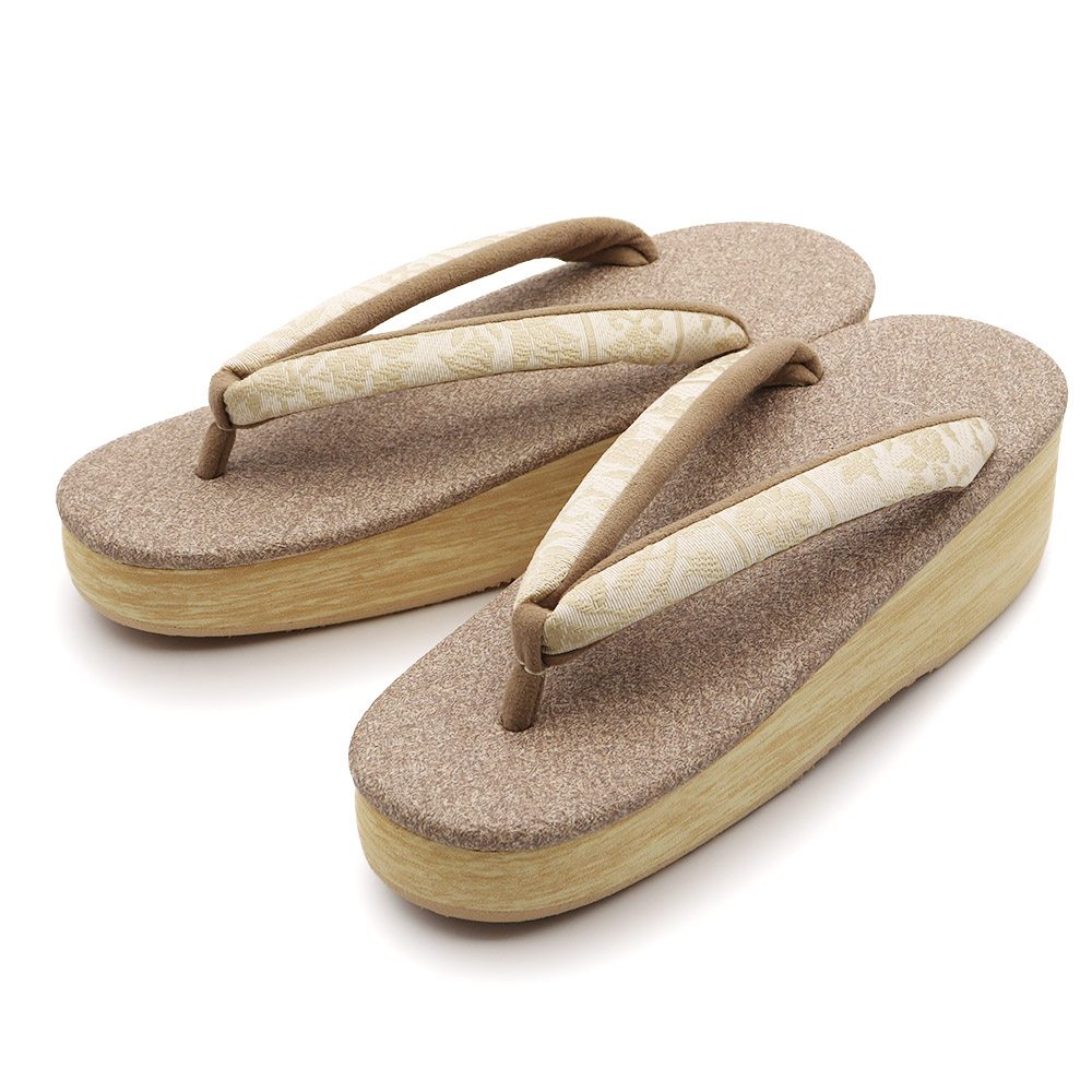 博多織カフェ草履（割付）【カレンブロッソ】