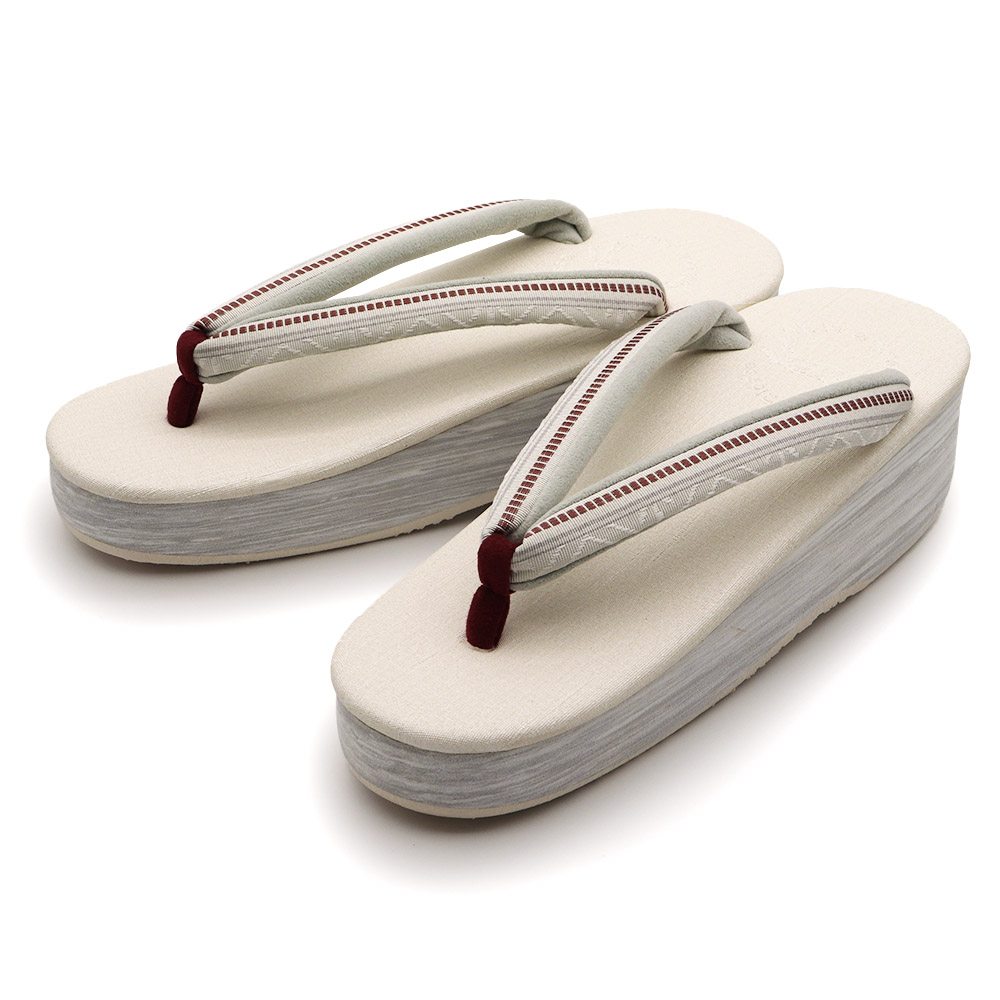 博多織カフェ草履（間道）【カレンブロッソ】