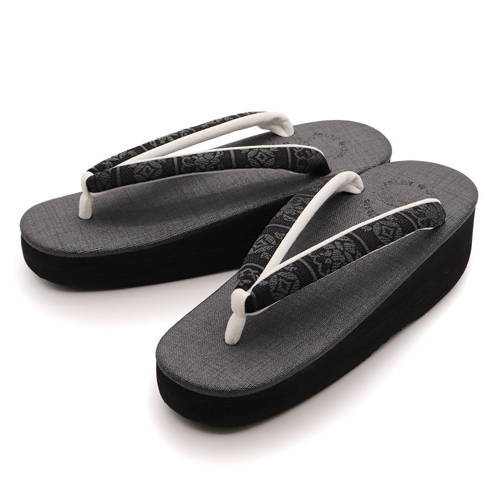 博多織カフェ草履（割付）【カレンブロッソ】