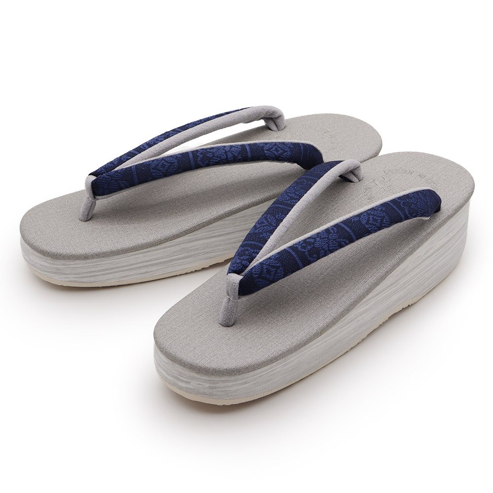 博多織カフェ草履（割付）【カレンブロッソ】