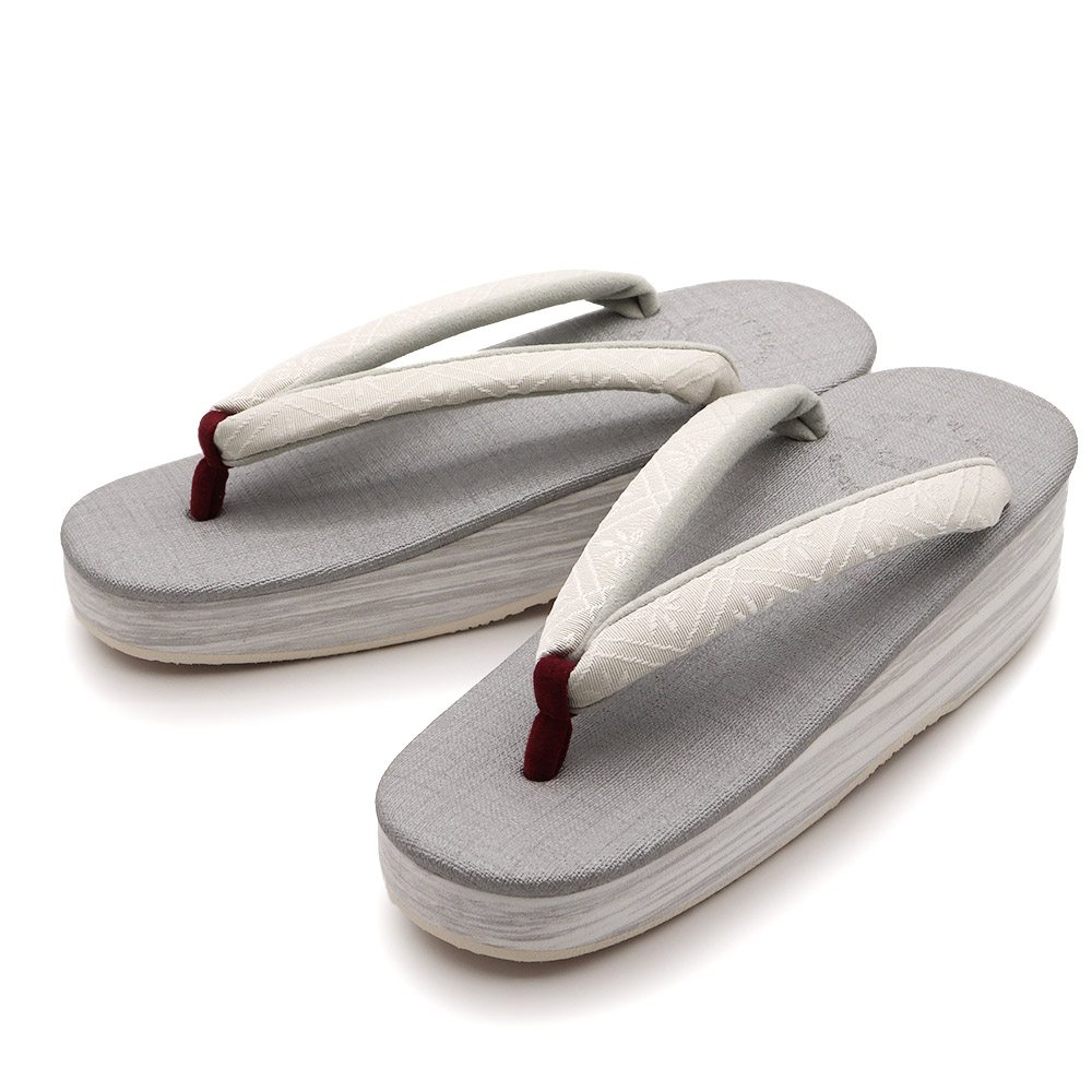 博多織カフェ草履（花格子）【カレンブロッソ】