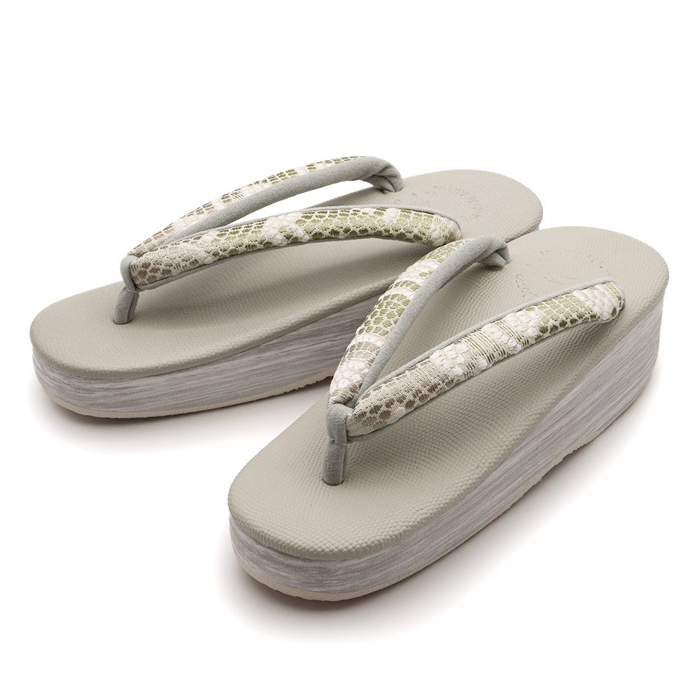 博多織カフェ草履（石畳）【カレンブロッソ】