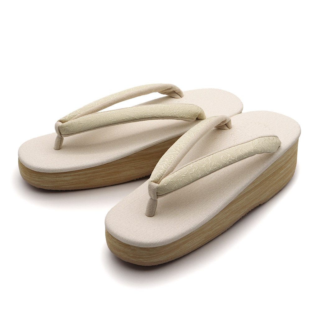 博多織カフェ草履（花唐草）【カレンブロッソ】