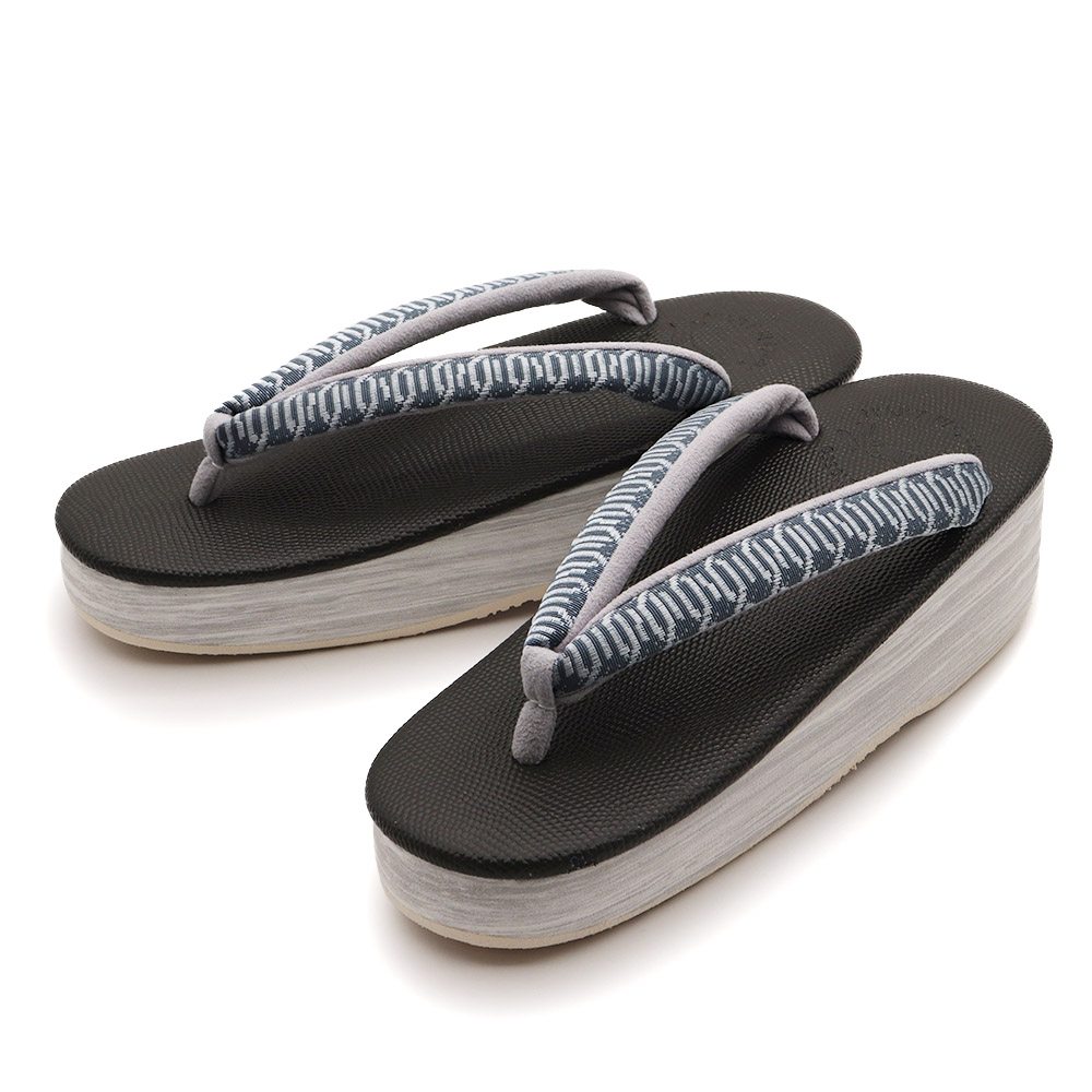 博多織カフェ草履（輪繋ぎ）【カレンブロッソ】