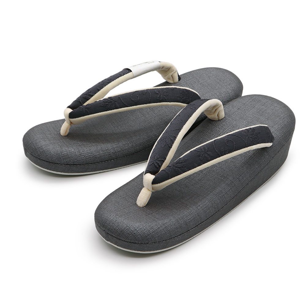 一枚芯草履（博多織/花唐草）