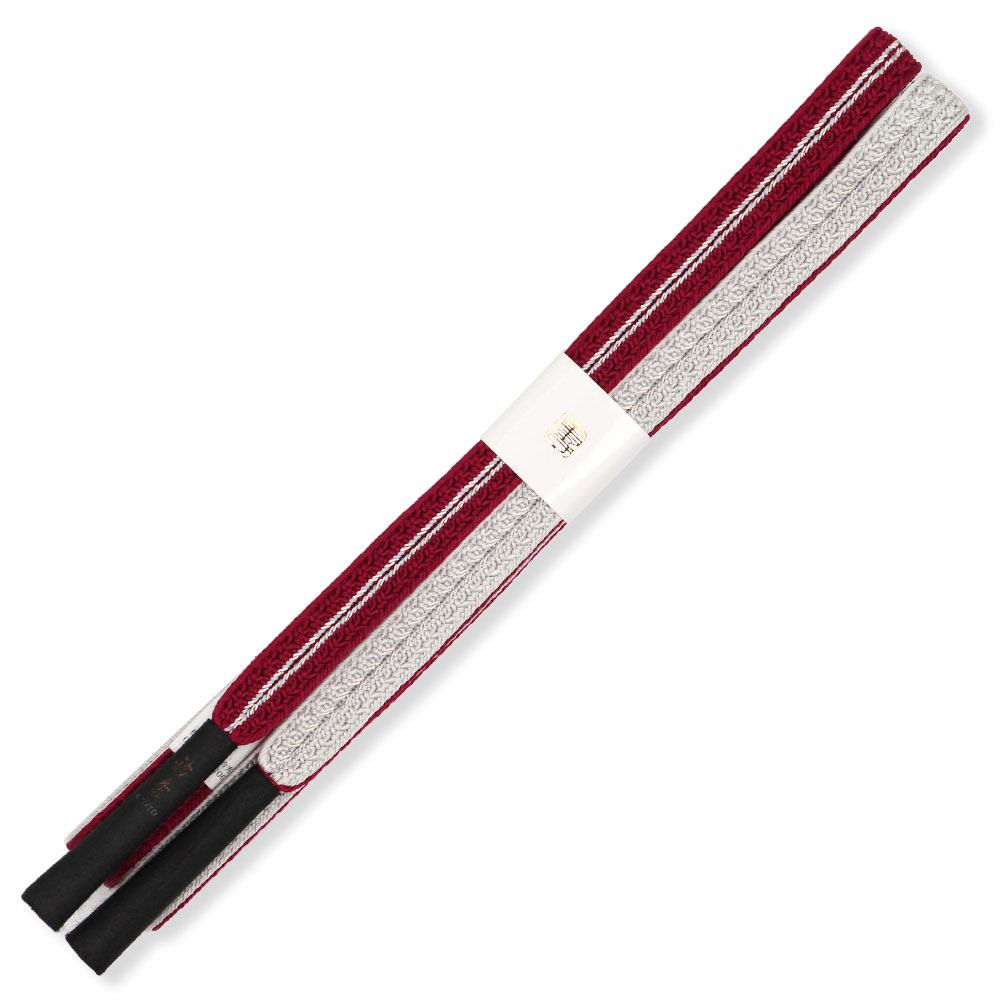 昼夜変わり組み帯締 （突甲）【衿秀】