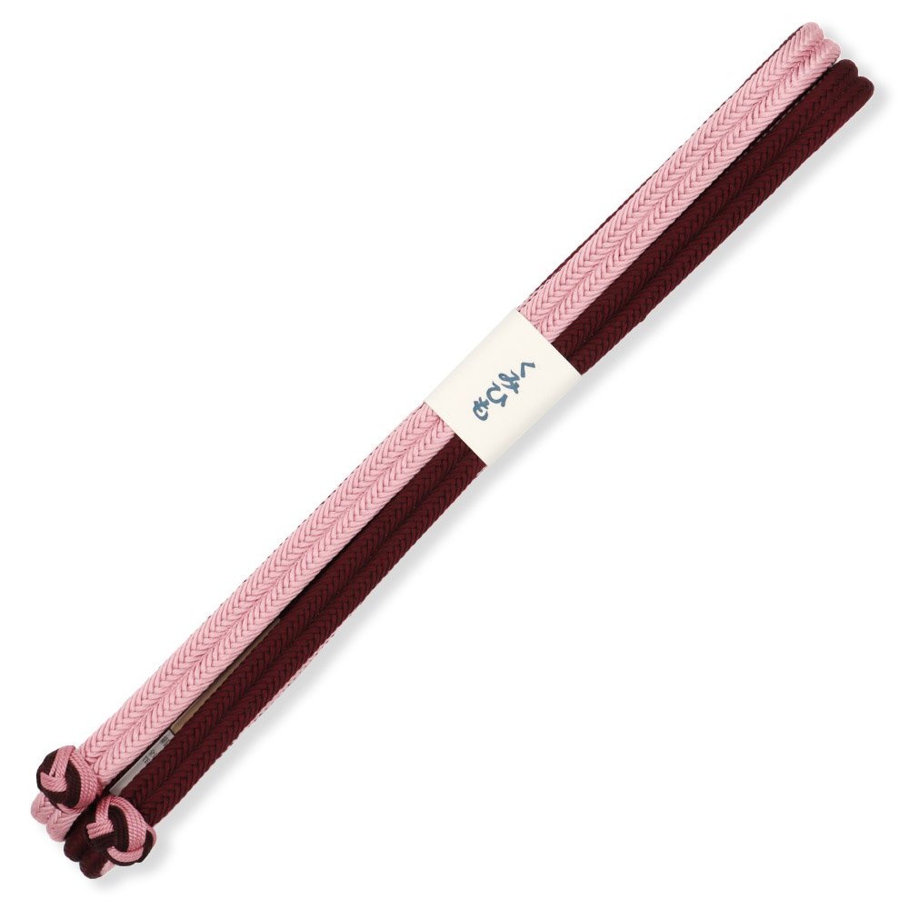 昼夜組み苧環房帯締【組紐からく】