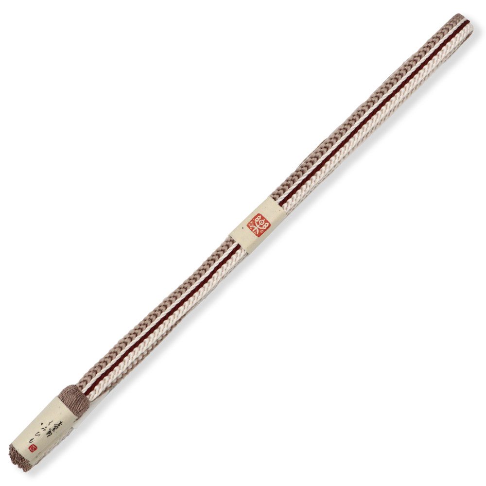 平組み撚り房帯締（ライン）【大原商店】