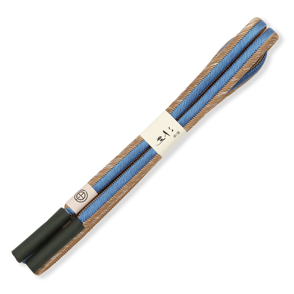 変わり洋角組み帯締(二色分け)【京くみひも丸山】