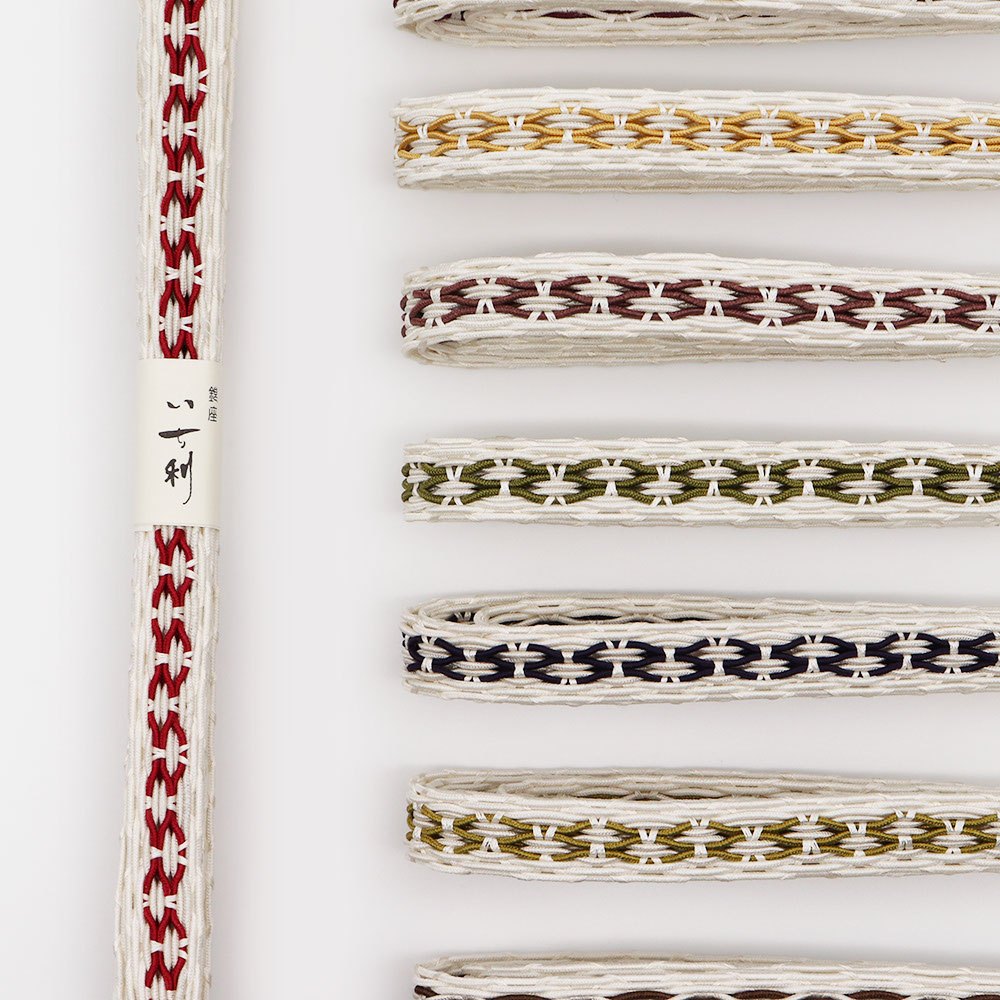 レース組み帯締(環絡げ)