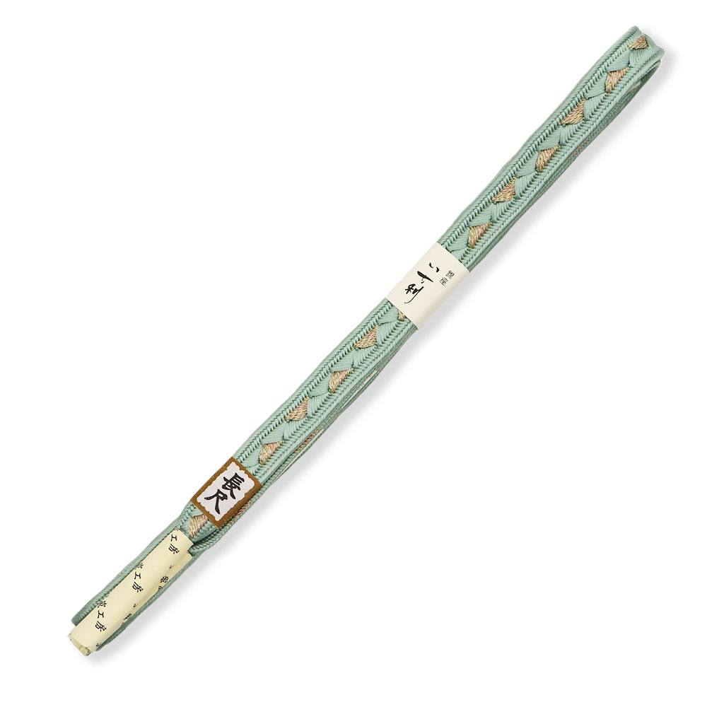 大和組み帯締（青海/長尺）【翠嵐工房】