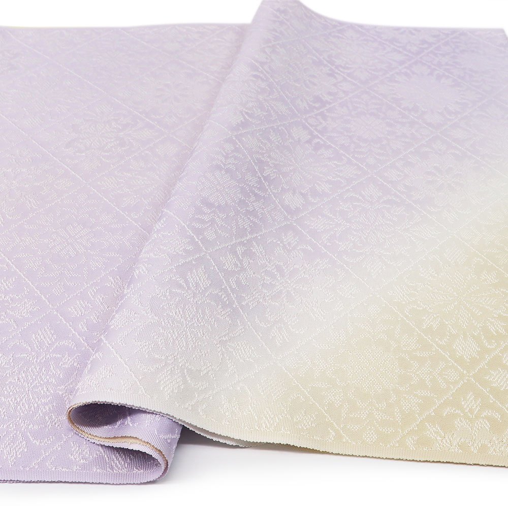 ぼかし帯揚（2色/花格天井）【衿秀】