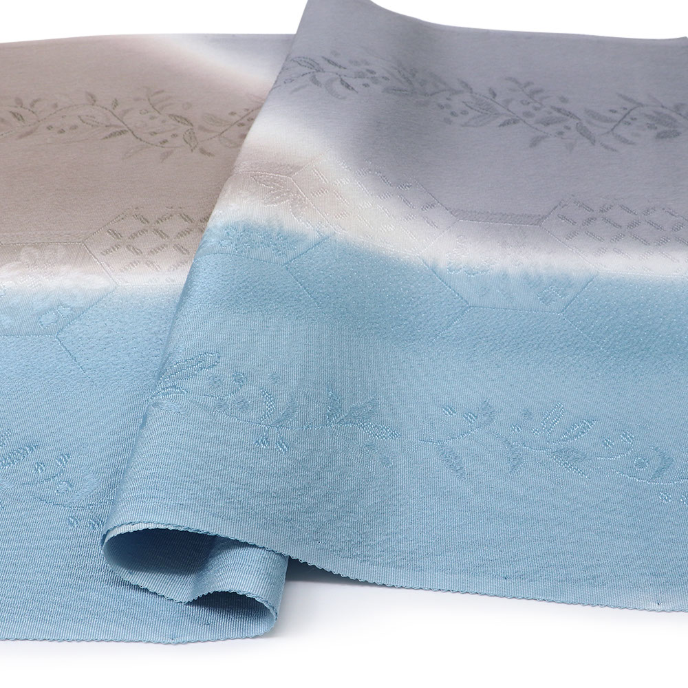 ぼかし帯揚（縦分け斜め縞）【加藤萬】