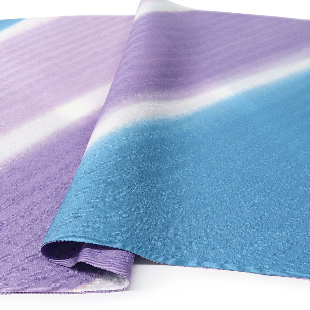 ぼかし帯揚（斜め縞）【加藤萬】